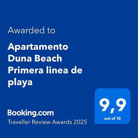 Apartamento Duna Beach Primera Linea De Playa トロクス・コスタ エクステリア 写真
