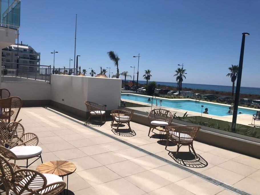 Apartamento Duna Beach Primera Linea De Playa トロクス・コスタ エクステリア 写真